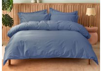 Постельное белье хлопок Lotus Home - Rebeca Indigo (Турция), семейный